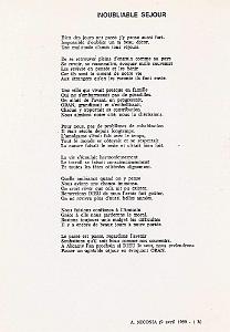 RECEUIL DE POEMES D ANDRE NICOSIA - INOUBLIABLE ORAN (13)